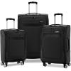 imageSamsonite Ascella 30 Softside Expandable Luggage with Spinner Wheels CO EXP Spinner BlackBlack