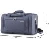 imageSamsonite Ascentra Softside Luggage 2Piece Set Duffel19 inch Carryon SlateSlate