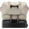 imageSamsonite Better Than Basics Weekender Duffle  Drop Bottom Travel Bag with 14 Laptop Compartment SmartSleeveLimestone Grey