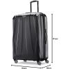 imageSamsonite Centric 2 Hardside Expandable Luggage with Spinner Wheels Silver 2Piece Set 2024Black