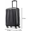 imageSamsonite Centric 2 Hardside Expandable Luggage with Spinner Wheels Silver 2Piece Set 2024Black
