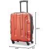 imageSamsonite Centric Hardside Expandable Luggage with Spinner Wheels Black CarryOn 20InchBurnt Orange