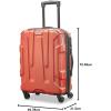 imageSamsonite Centric Hardside Expandable Luggage with Spinner Wheels Black CarryOn 20InchBurnt Orange