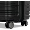 imageSamsonite Elevation Plus  CarryOn Hardside Luggage with QuickEntry Front Compartment  Scratch Resistant Polypropylene Shell AirTag Holder TSA Lock Airline Approved Cypress GreenTriple Black
