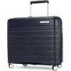 imageSamsonite Elevation Plus  CarryOn Hardside Luggage with QuickEntry Front Compartment  Scratch Resistant Polypropylene Shell AirTag Holder TSA Lock Airline Approved Cypress GreenMidnight Blue