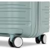 imageSamsonite Elevation Plus  CarryOn Hardside Luggage with QuickEntry Front Compartment  Scratch Resistant Polypropylene Shell AirTag Holder TSA Lock Airline Approved Cypress GreenCypress Green