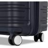 imageSamsonite Elevation Plus  CarryOn Hardside Luggage with QuickEntry Front Compartment  Scratch Resistant Polypropylene Shell AirTag Holder TSA Lock Airline Approved Cypress GreenMidnight Blue