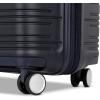 imageSamsonite Elevation Plus  CarryOn Hardside Luggage with QuickEntry Front Compartment  Scratch Resistant Polypropylene Shell AirTag Holder TSA Lock Airline Approved Cypress GreenMidnight Blue