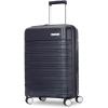 imageSamsonite Elevation Plus  CarryOn Hardside Luggage with QuickEntry Front Compartment  Scratch Resistant Polypropylene Shell AirTag Holder TSA Lock Airline Approved Cypress GreenMidnight Blue