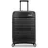imageSamsonite Elevation Plus  CarryOn Hardside Luggage with QuickEntry Front Compartment  Scratch Resistant Polypropylene Shell AirTag Holder TSA Lock Airline Approved Cypress GreenTriple Black