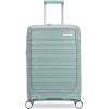 imageSamsonite Elevation Plus  CarryOn Hardside Luggage with QuickEntry Front Compartment  Scratch Resistant Polypropylene Shell AirTag Holder TSA Lock Airline Approved Cypress GreenCypress Green