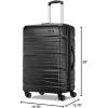 imageSamsonite Evolve SE Hardside Expandable Luggage with Double Spinner Wheels Titanium 3PC Set COMLBass Black