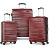 imageSamsonite Evolve SE Hardside Expandable Luggage with Double Spinner Wheels Titanium 3PC Set COMLMatte Burgundy