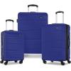imageSamsonite Evolve SE Hardside Expandable Luggage with Double Spinner Wheels Titanium 3PC Set COMLSaphir Blue