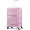 imageSamsonite Freeform 2Piece Luggage Set  CarryOn ampamp Large Checked Luggage with Dual Spinner Wheels  Durable Polypropylene Hardshell  TSA Lock AirlineApproved  Expandable Hard Shell  Light GreyPink Rose