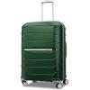 imageSamsonite Freeform 2Piece Luggage Set  CarryOn ampamp Large Checked Luggage with Dual Spinner Wheels  Durable Polypropylene Hardshell  TSA Lock AirlineApproved  Expandable Hard Shell  Light GreyPine Green