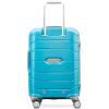 imageSamsonite Freeform 2Piece Luggage Set  CarryOn ampamp Large Checked Luggage with Dual Spinner Wheels  Durable Polypropylene Hardshell  TSA Lock AirlineApproved  Expandable Hard Shell  Light GreyOcean Blue
