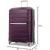 imageSamsonite Freeform 2Piece Luggage Set  CarryOn ampamp Large Checked Luggage with Dual Spinner Wheels  Durable Polypropylene Hardshell  TSA Lock AirlineApproved  Expandable Hard Shell  Light GreyAmethyst Purple