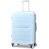 imageSamsonite Freeform 2Piece Luggage Set  CarryOn ampamp Large Checked Luggage with Dual Spinner Wheels  Durable Polypropylene Hardshell  TSA Lock AirlineApproved  Expandable Hard Shell  Light GreySky Blue