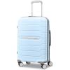 imageSamsonite Freeform 2Piece Luggage Set  CarryOn ampamp Large Checked Luggage with Dual Spinner Wheels  Durable Polypropylene Hardshell  TSA Lock AirlineApproved  Expandable Hard Shell  Light GreySky Blue