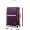 imageSamsonite Freeform 2Piece Luggage Set  CarryOn ampamp Large Checked Luggage with Dual Spinner Wheels  Durable Polypropylene Hardshell  TSA Lock AirlineApproved  Expandable Hard Shell  Light GreyAmethyst Purple