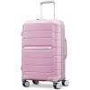 imageSamsonite Freeform 2Piece Luggage Set  CarryOn ampamp Large Checked Luggage with Dual Spinner Wheels  Durable Polypropylene Hardshell  TSA Lock AirlineApproved  Expandable Hard Shell  Light GreyPink Rose