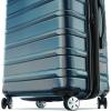 imageSamsonite Omni 2 24Inch Medium Checked Hardside Luggage with 360 Spinner Wheels  Scratch Resistant Hardshell  TSA Lock  Expandable Polycarbonate Shell for Lightweight Travel  Midnight BlackNova Teal