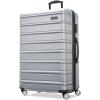 imageSamsonite Omni 2 24Inch Medium Checked Hardside Luggage with 360 Spinner Wheels  Scratch Resistant Hardshell  TSA Lock  Expandable Polycarbonate Shell for Lightweight Travel  Midnight BlackArctic Silver