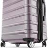 imageSamsonite Omni 2 24Inch Medium Checked Hardside Luggage with 360 Spinner Wheels  Scratch Resistant Hardshell  TSA Lock  Expandable Polycarbonate Shell for Lightweight Travel  Midnight BlackIcy Lilac