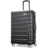 imageSamsonite Omni 2 24Inch Medium Checked Hardside Luggage with 360 Spinner Wheels  Scratch Resistant Hardshell  TSA Lock  Expandable Polycarbonate Shell for Lightweight Travel  Midnight BlackMidnight Black