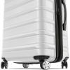 imageSamsonite Omni 2 24Inch Medium Checked Hardside Luggage with 360 Spinner Wheels  Scratch Resistant Hardshell  TSA Lock  Expandable Polycarbonate Shell for Lightweight Travel  Midnight BlackBirch White