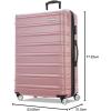imageSamsonite Omni 2 24Inch Medium Checked Hardside Luggage with 360 Spinner Wheels  Scratch Resistant Hardshell  TSA Lock  Expandable Polycarbonate Shell for Lightweight Travel  Midnight BlackRose Gold