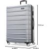 imageSamsonite Omni 2 24Inch Medium Checked Hardside Luggage with 360 Spinner Wheels  Scratch Resistant Hardshell  TSA Lock  Expandable Polycarbonate Shell for Lightweight Travel  Midnight BlackArctic Silver