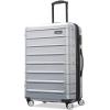 imageSamsonite Omni 2 24Inch Medium Checked Hardside Luggage with 360 Spinner Wheels  Scratch Resistant Hardshell  TSA Lock  Expandable Polycarbonate Shell for Lightweight Travel  Midnight BlackArctic Silver