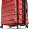 imageSamsonite Omni 2 24Inch Medium Checked Hardside Luggage with 360 Spinner Wheels  Scratch Resistant Hardshell  TSA Lock  Expandable Polycarbonate Shell for Lightweight Travel  Midnight BlackArrow Red