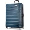 imageSamsonite Omni 2 24Inch Medium Checked Hardside Luggage with 360 Spinner Wheels  Scratch Resistant Hardshell  TSA Lock  Expandable Polycarbonate Shell for Lightweight Travel  Midnight BlackNova Teal