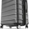 imageSamsonite Omni 2 24Inch Medium Checked Hardside Luggage with 360 Spinner Wheels  Scratch Resistant Hardshell  TSA Lock  Expandable Polycarbonate Shell for Lightweight Travel  Midnight BlackSolid Charcoal