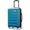 imageSamsonite Omni 2 24Inch Medium Checked Hardside Luggage with 360 Spinner Wheels  Scratch Resistant Hardshell  TSA Lock  Expandable Polycarbonate Shell for Lightweight Travel  Midnight BlackCaribbean Blue