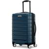 imageSamsonite Omni 2 24Inch Medium Checked Hardside Luggage with 360 Spinner Wheels  Scratch Resistant Hardshell  TSA Lock  Expandable Polycarbonate Shell for Lightweight Travel  Midnight BlackNova Teal