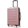 imageSamsonite Omni 2 24Inch Medium Checked Hardside Luggage with 360 Spinner Wheels  Scratch Resistant Hardshell  TSA Lock  Expandable Polycarbonate Shell for Lightweight Travel  Midnight BlackRose Gold