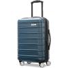 imageSamsonite Omni 2 24Inch Medium Checked Hardside Luggage with 360 Spinner Wheels  Scratch Resistant Hardshell  TSA Lock  Expandable Polycarbonate Shell for Lightweight Travel  Midnight BlackNova Teal
