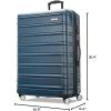 imageSamsonite Omni 2 24Inch Medium Checked Hardside Luggage with 360 Spinner Wheels  Scratch Resistant Hardshell  TSA Lock  Expandable Polycarbonate Shell for Lightweight Travel  Midnight BlackNova Teal