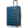 imageSamsonite Omni 2 24Inch Medium Checked Hardside Luggage with 360 Spinner Wheels  Scratch Resistant Hardshell  TSA Lock  Expandable Polycarbonate Shell for Lightweight Travel  Midnight BlackLagoon Blue