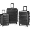 imageSamsonite Omni PC Hardside Expandable Luggage with Spinner Wheels Black CarryOn 20InchBlack
