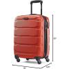 imageSamsonite Omni PC Hardside Expandable Luggage with Spinner Wheels Black CarryOn 20InchBurnt Orange