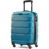 imageSamsonite Omni PC Hardside Expandable Luggage with Spinner Wheels Black CarryOn 20InchCaribbean Blue