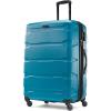 imageSamsonite Omni PC Hardside Expandable Luggage with Spinner Wheels Black CarryOn 20InchCaribbean Blue