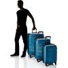 imageSamsonite Omni PC Hardside Expandable Luggage with Spinner Wheels Black CarryOn 20InchCaribbean Blue