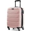 imageSamsonite Omni PC Hardside Expandable Luggage with Spinner Wheels Black CarryOn 20InchPink