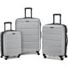 imageSamsonite Omni PC Hardside Expandable Luggage with Spinner Wheels Black CarryOn 20InchSilver